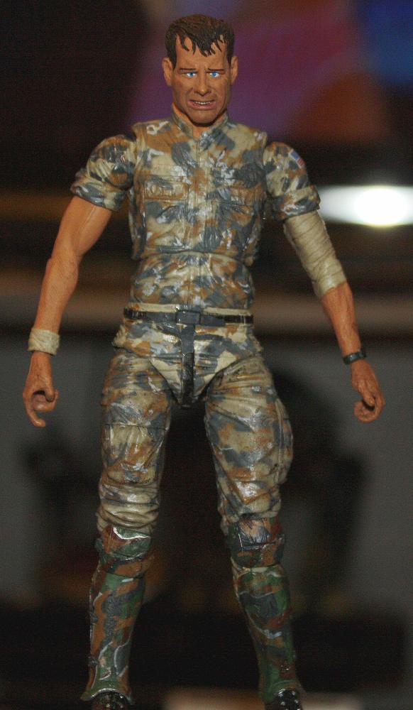 Hudson without his armor.