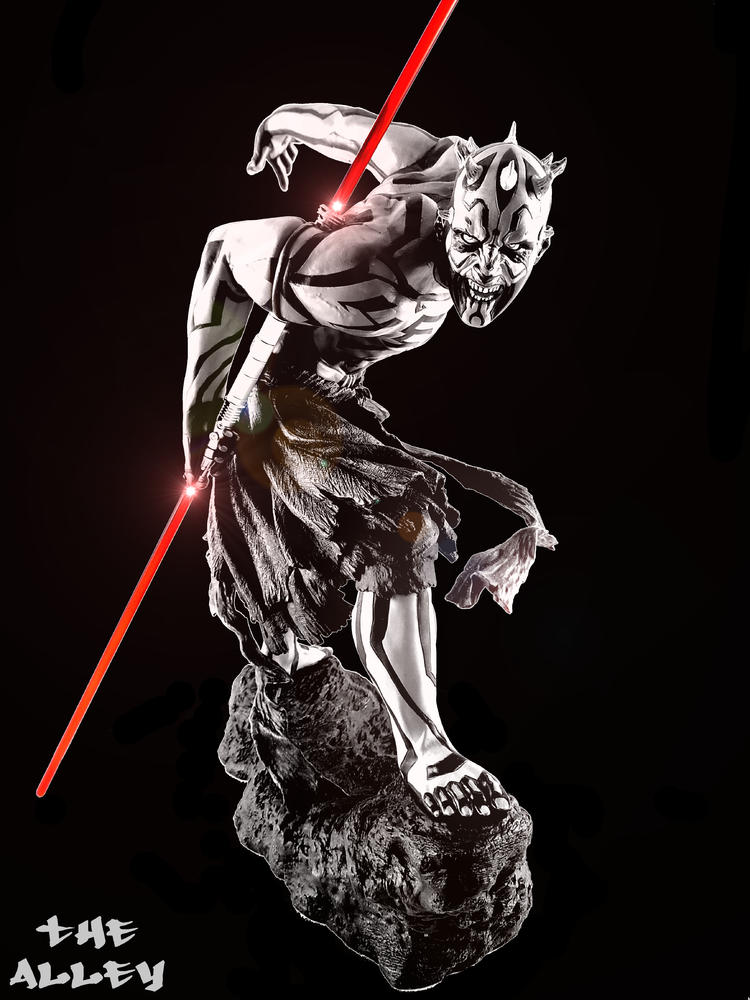KOTOBUKIYA STAR WARS DARTH MAUL JAPANESE UKIYO-E STYLE ARTFX STATUE