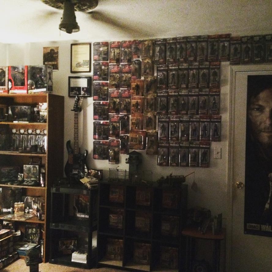This is just what I could fit in the picture that's series 1-9 of tv show and series 1-3 of comic series series 4 is on the shelf