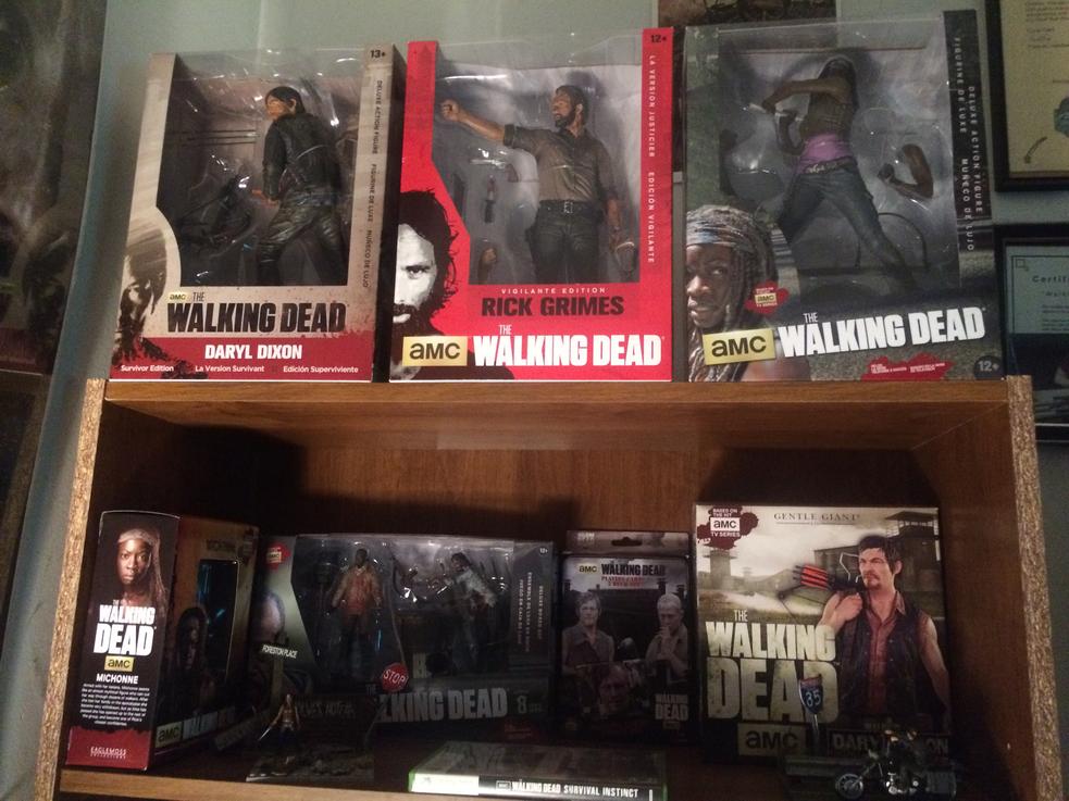 Daryl survivor figure, michonne 10in figure, Rick grimes vigilante figure regular 10in Daryl and Rick are in my other photos