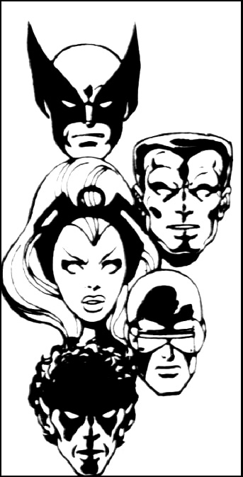 xmen heads