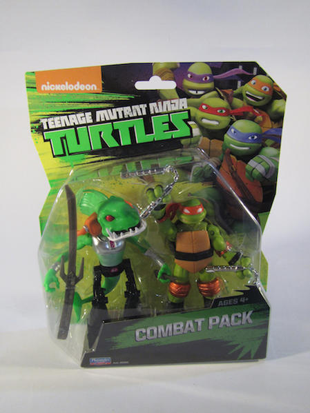 TMNT New 2016 Figures: Fishface and Michelangelo Combat Pack