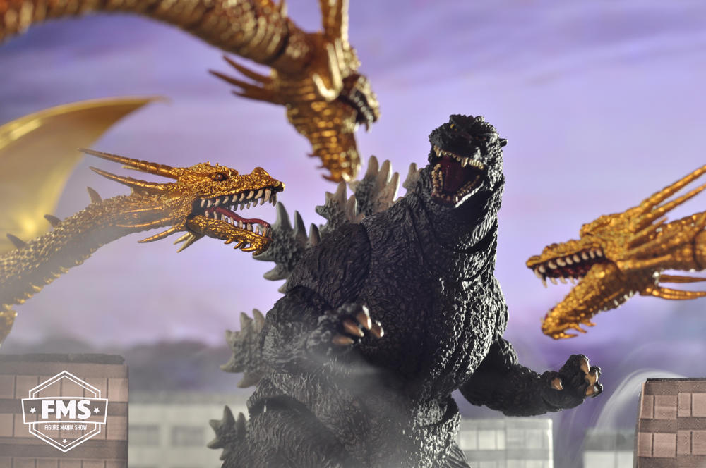 S.H.Monsterarts Godzilla vs King Ghidorha
