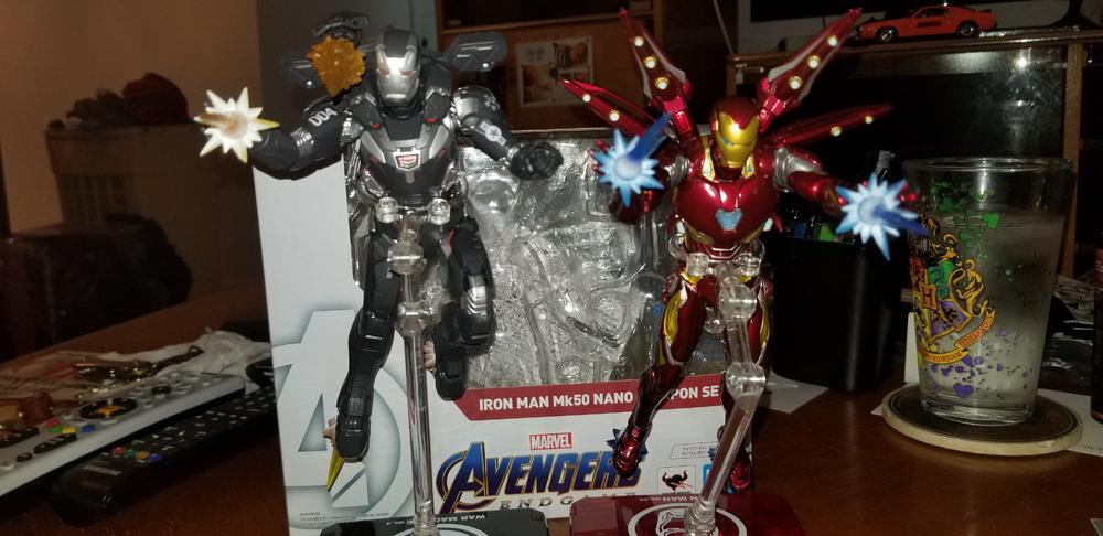 Figuarts War Machine and Iron Man MK 50 Nano Set2
