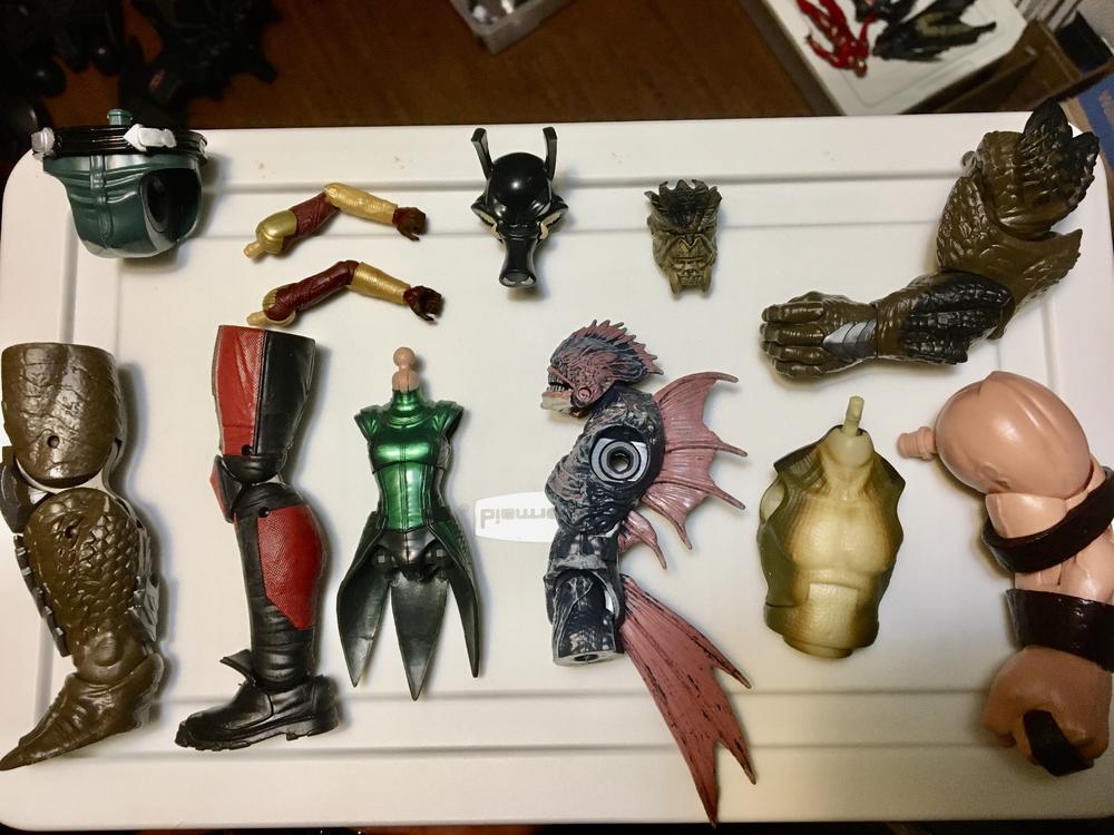 Marvel Legends and DCUC BAF parts