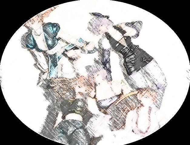 DOA Girls, Joe sized, and photoshopped to not look like toys. xD