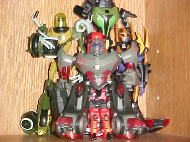 Megatron upon his throne, which happens to also transform...
The many forms of Cybertron Ransack.