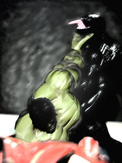 Hulk smash puny bug, hulk no like wet willies!