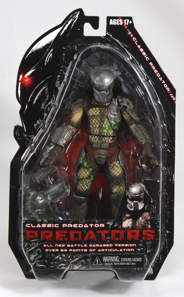 NECA Predators Cracked Mask Classic Predator In-Package