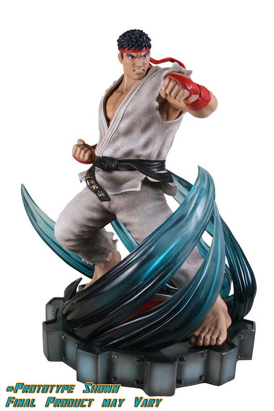 SOTA Unveils Street Fighter IV Ryu and Evil Ryu Statues - The Toyark - News