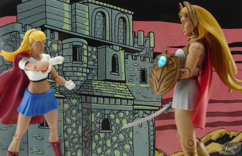 限定DC Supergirl vs MOTU She-Ra フィギュアセット 限定DC Supergirl vs MOTU She-Ra フィギュアセット（DC