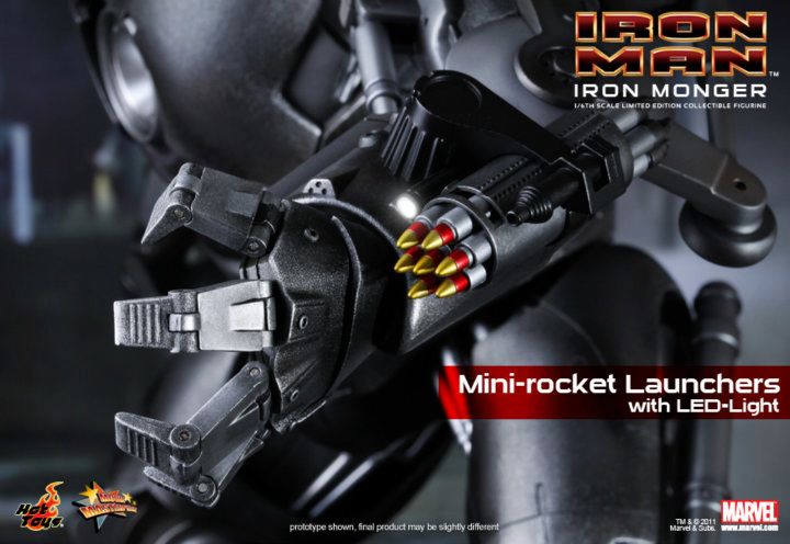 ✦ IRON MONGER 1: 6 FIGURE HOT TOYs Hot Toys Iron Monger 1/6 - Iron Man - photo review