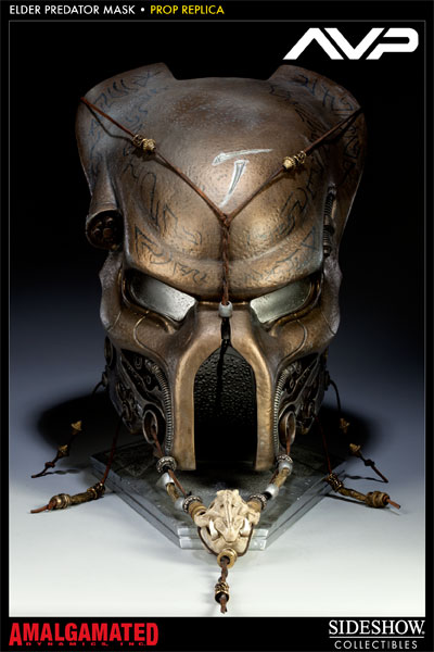 【sideshow】１／１スケール　テンプルガード　プレデターマスクレプリカ Elder Predator Mask Replica Gallery - The Toyark - News