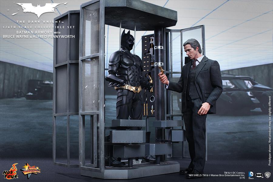 The Dark Knight Rises - Batman Armory with Bruce Wayne by Hot Toys - The  Toyark - News