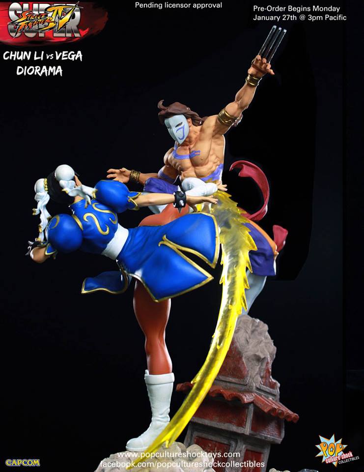 Update On Chun-Li vs Vega Diorama - The Toyark - News