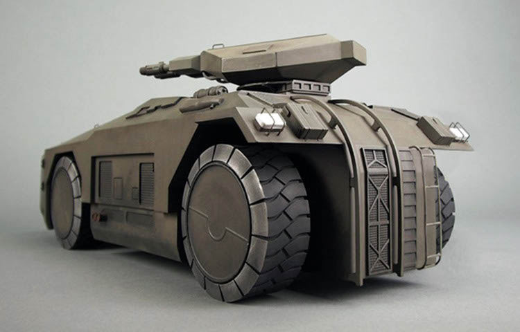 特撮 ALIENS ARMOR PERSONNEL CARRIER Aliens APC Armoured Personnel Carrier 1/72 Diecast Model