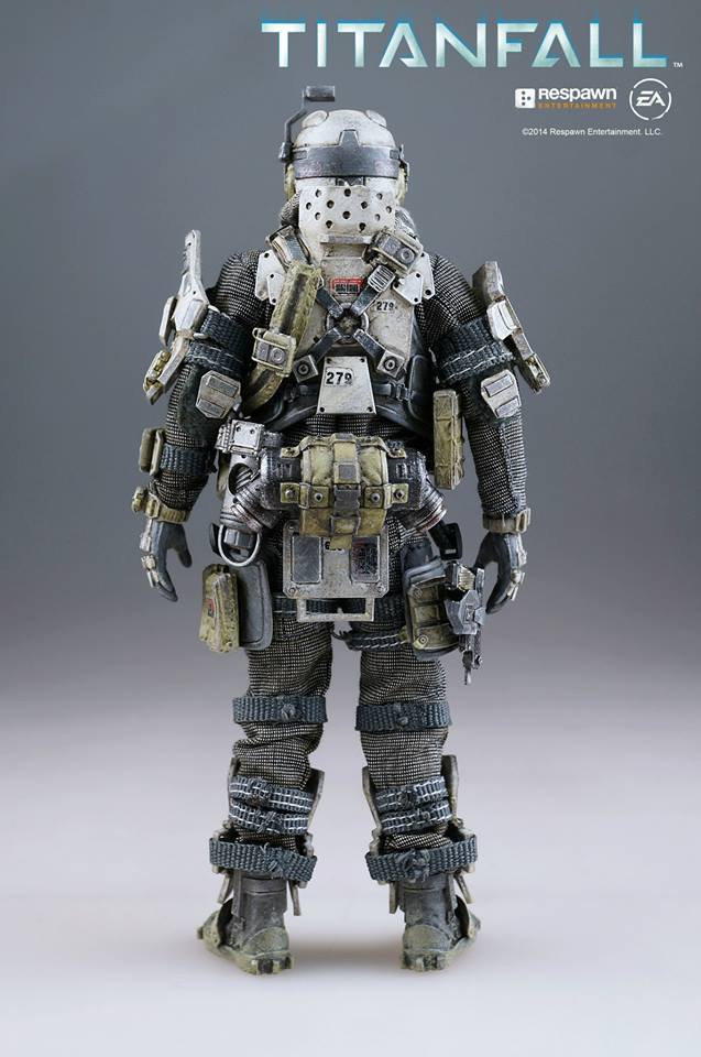 threezero TITANFALL バトルパイロット フィギュア 1/6 ThreeZero Titanfall: IMC Battle Rifle Pilot Figure (1:6