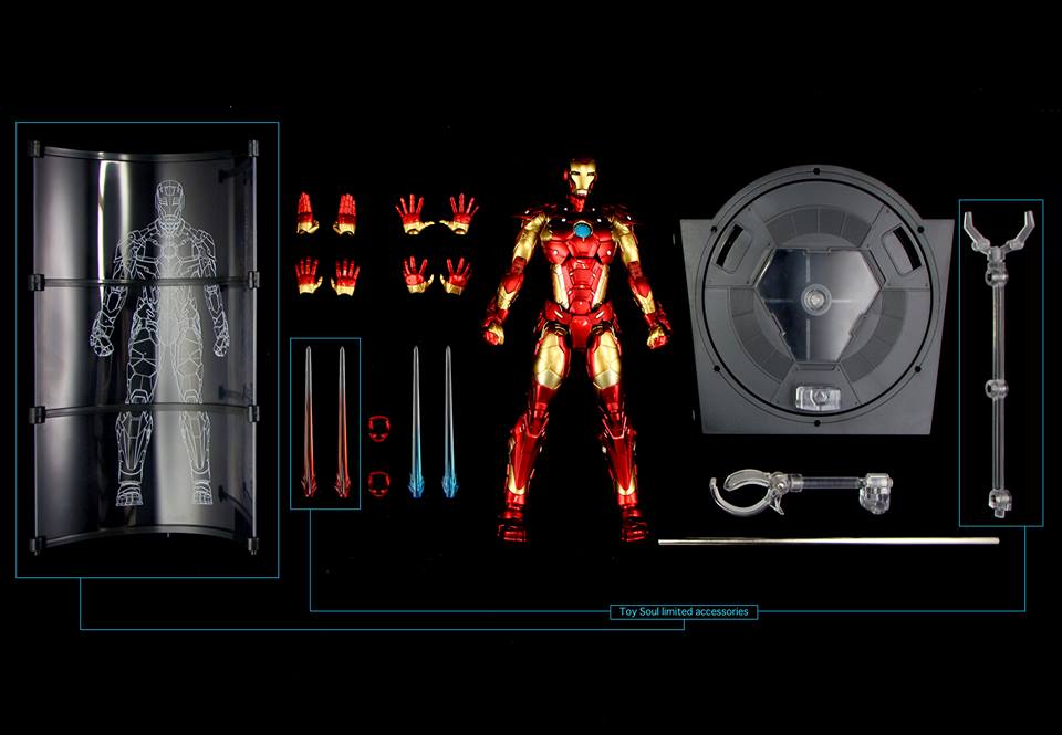 Sentinel Bleeding Edge Iron Man Toy Soul Version - The Toyark - News