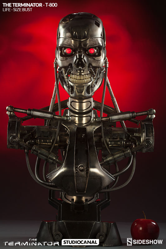 ロボット Terminator T800 bust T-800 Terminator Bust — BrickVault