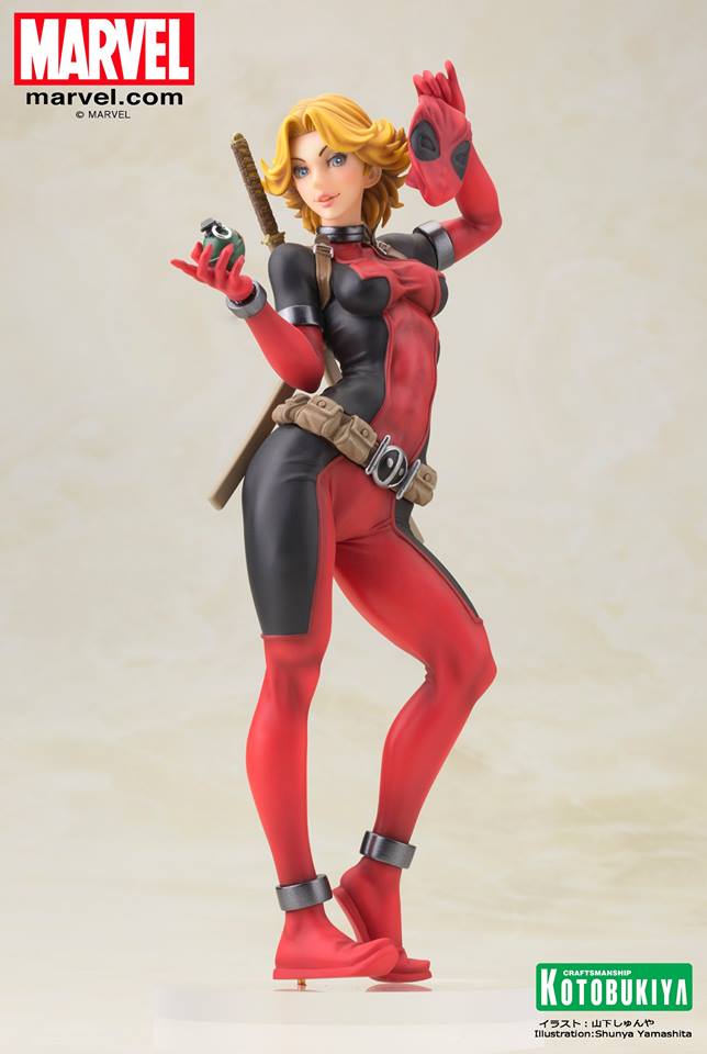 Kotobukiya Lady Deadpool Bishoujo Statue Images and Info