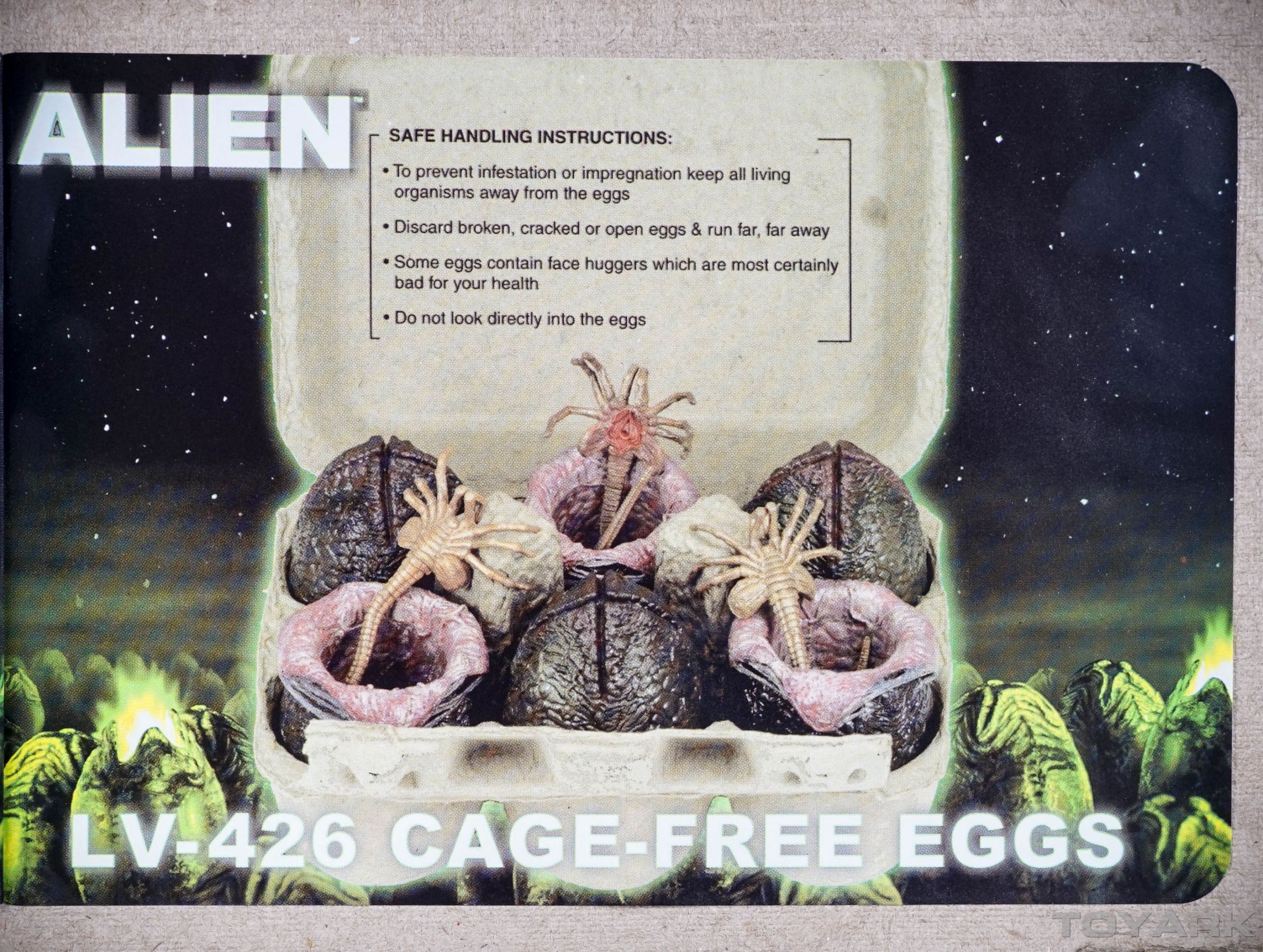 Alien Eggs Carton - Toyark Photo Shoot - The Toyark - News