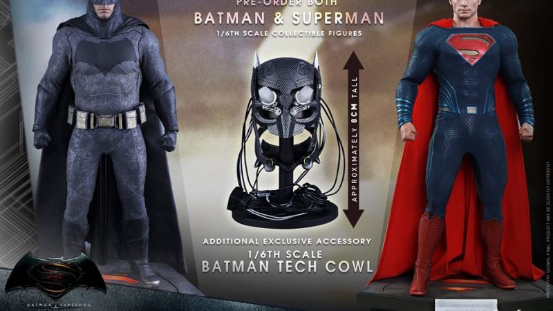 Batman v Superman - Official Reveal of Hot Toys Batman and Superman - The  Toyark - News