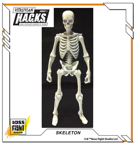 Vitruvian H.A.C.K.S. Action Figure: Skeleton Blank – Boss Fight Studio -  The Store