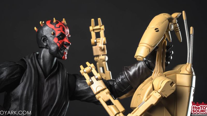 Review and photos of Star Wars S.T.A.P., Battle Droid action figure by Sideshow