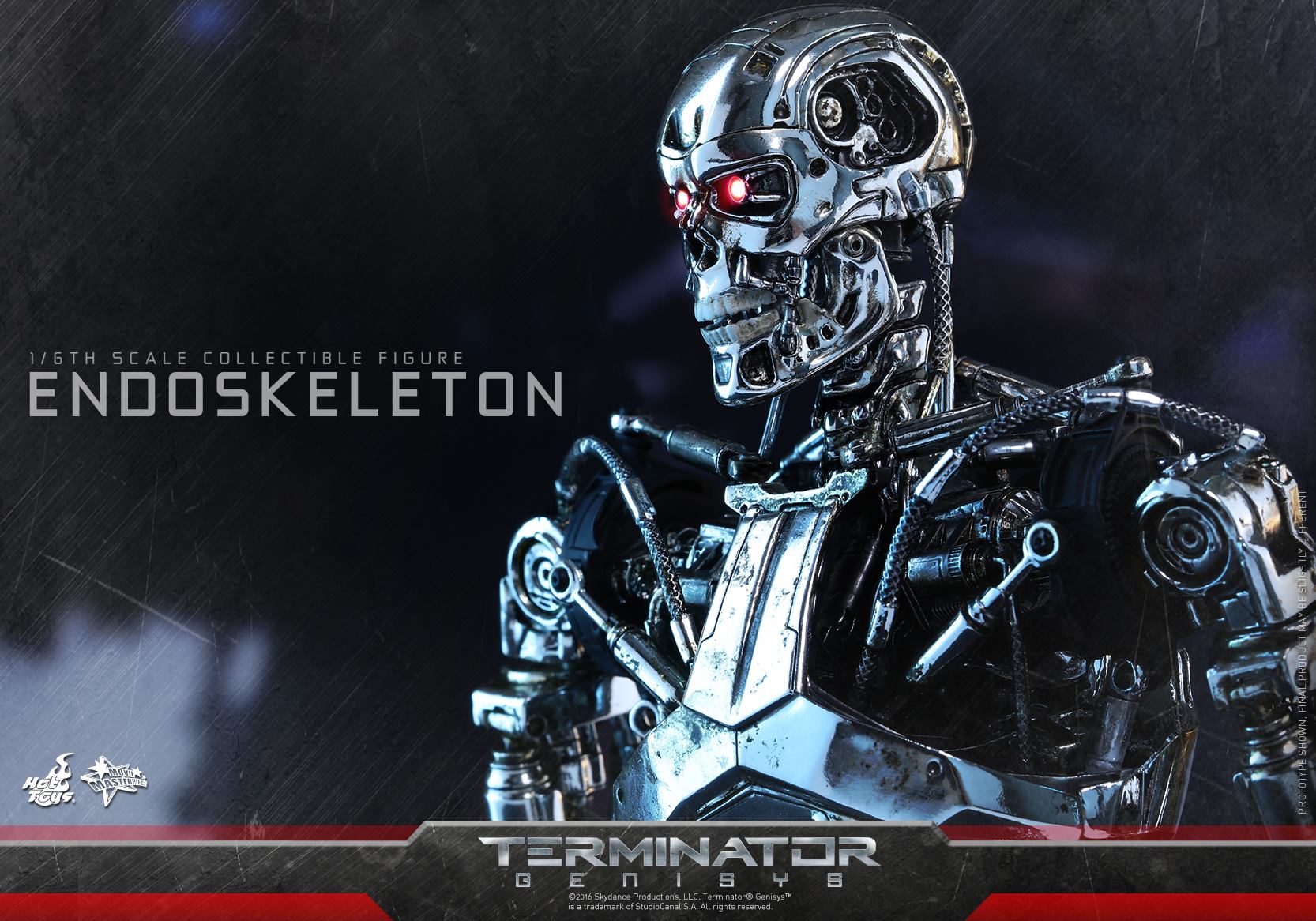 Terminator•Genisys1/6[T−800] Hot Toys MMS307 Terminator Genesis T-800 1/6 Scale