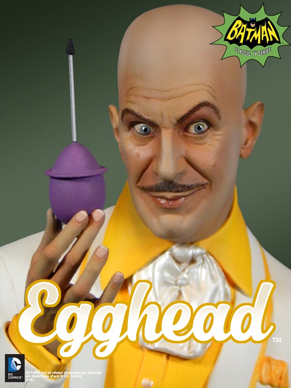 Tweeterhead Batman Classic TV Series Egghead Statue Update - The Toyark -  News