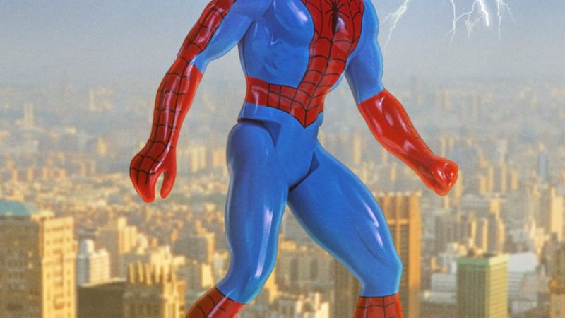 Gentle Giant - Jumbo Spider-Man Figure and Animated Spider