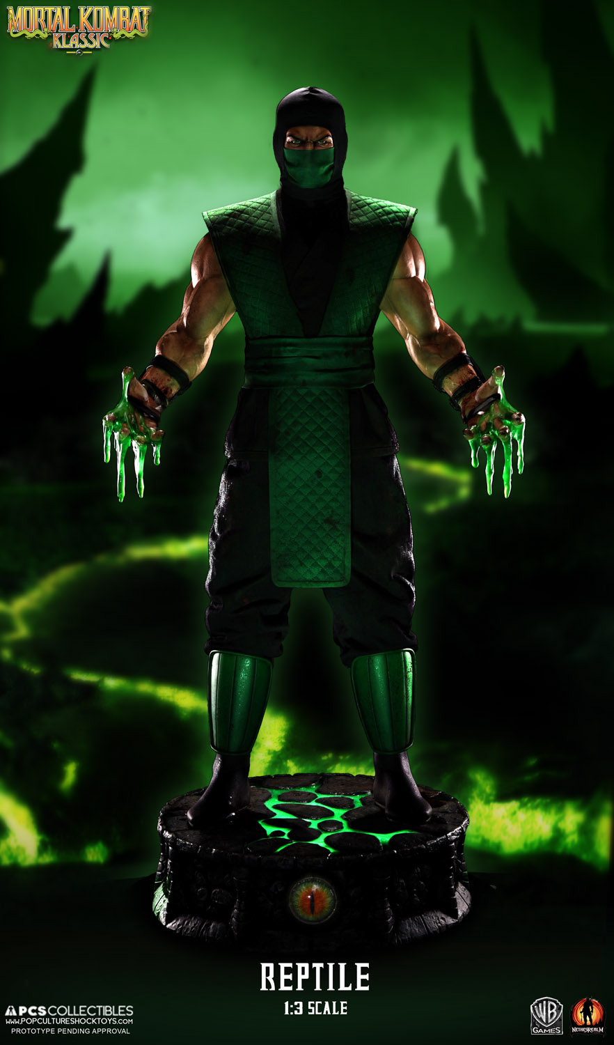 Pop Culture Shock Mortal Kombat Klassic Reptile Preview