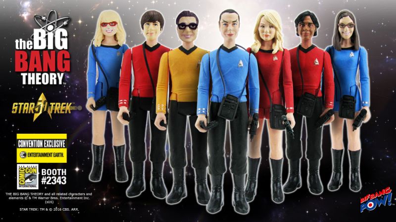 ビッグバンセオリー　スタートレック　フィギュア　bigbang theory USA直輸入】the big bang theory ザ ビッグバン セオリー