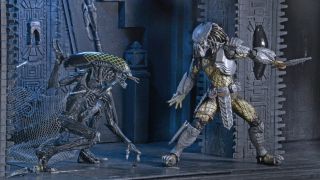 NECA ネカ　エイリアンvsプレデター TEMPLE PILLAR ジオラマ NECA AVP Alien Vs. Predator Temple Pillar Diorama · Fairway