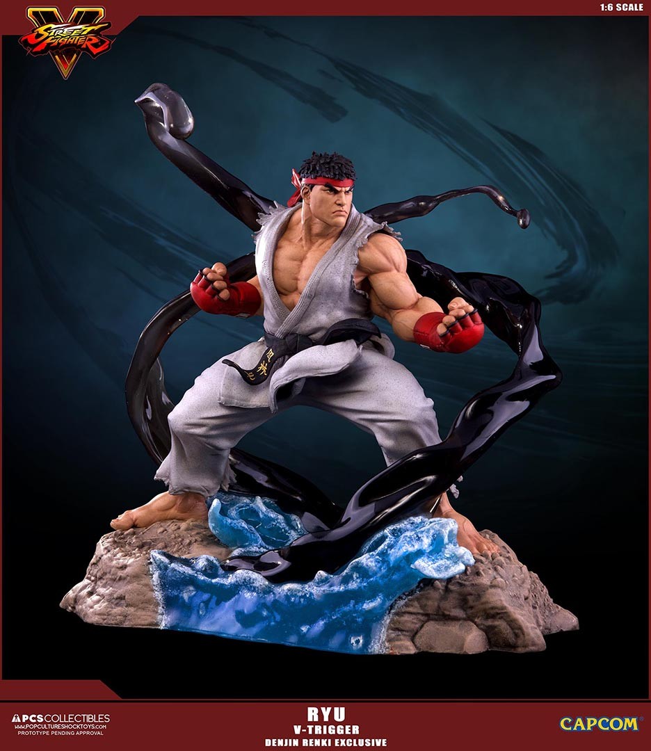 殺意リュウ スタチュー フィギュア スト5 POP CULTURE SHOCK Street Fighter Ryu V-Trigger Statue by Pop Culture Shock
