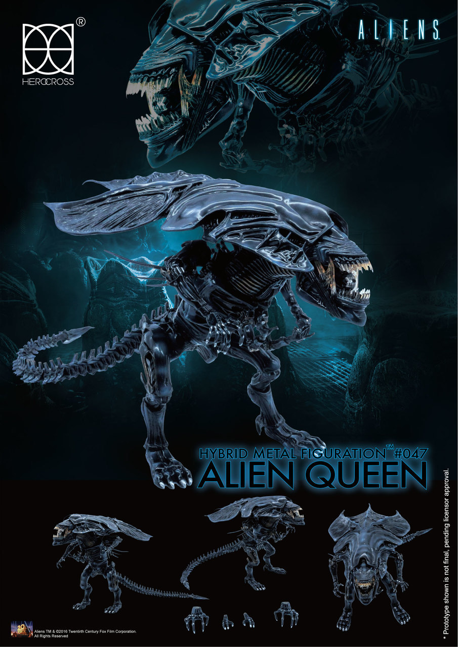 Alien Queen Hybrid Metal Figuration by HEROCROSS - The