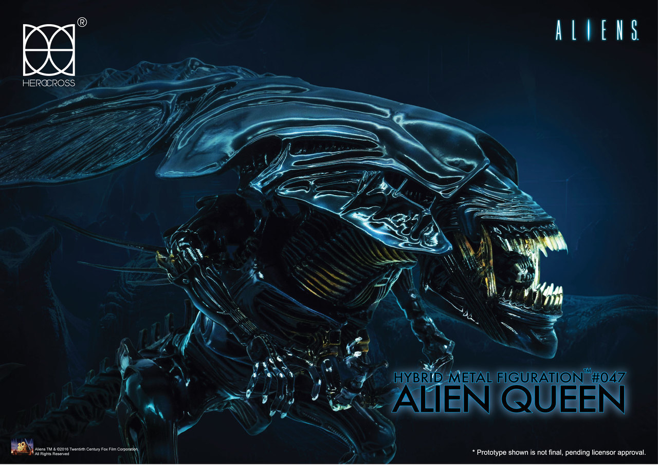 Alien Queen Hybrid Metal Figuration by HEROCROSS - The