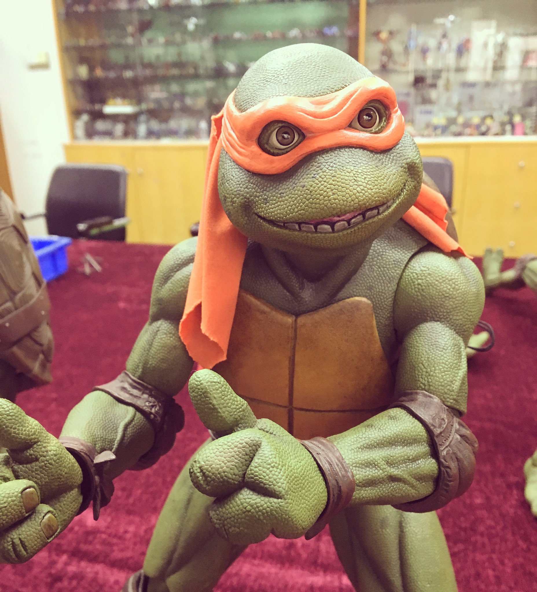 Teenage Mutant Ninja Turtles Movie 1990 Michelangelo 1:4 Scale Action Figure