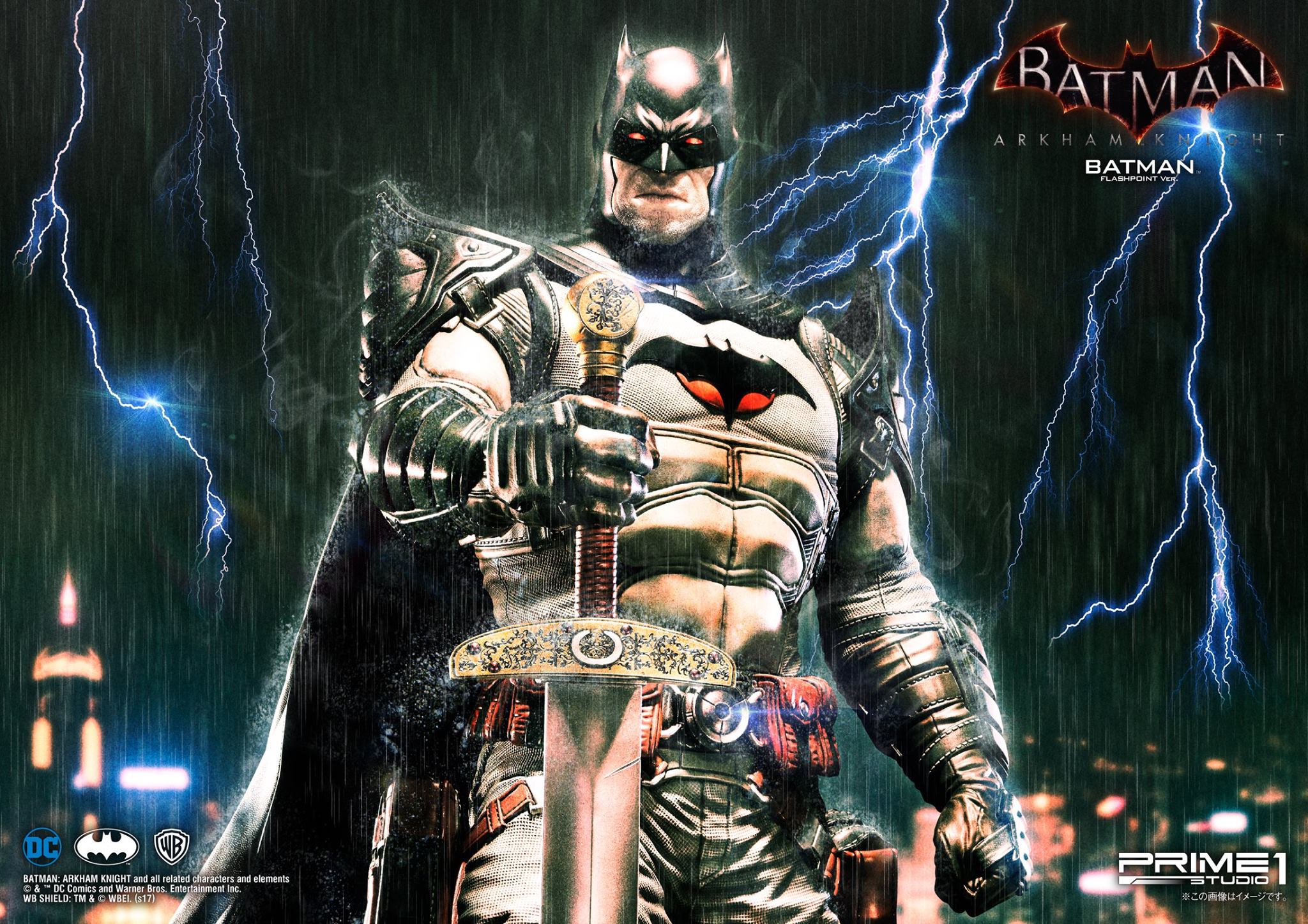 Batman: Arkham Knight - Flashpoint Outfit Batman Statue by Prime 1 Studio -  The Toyark - News