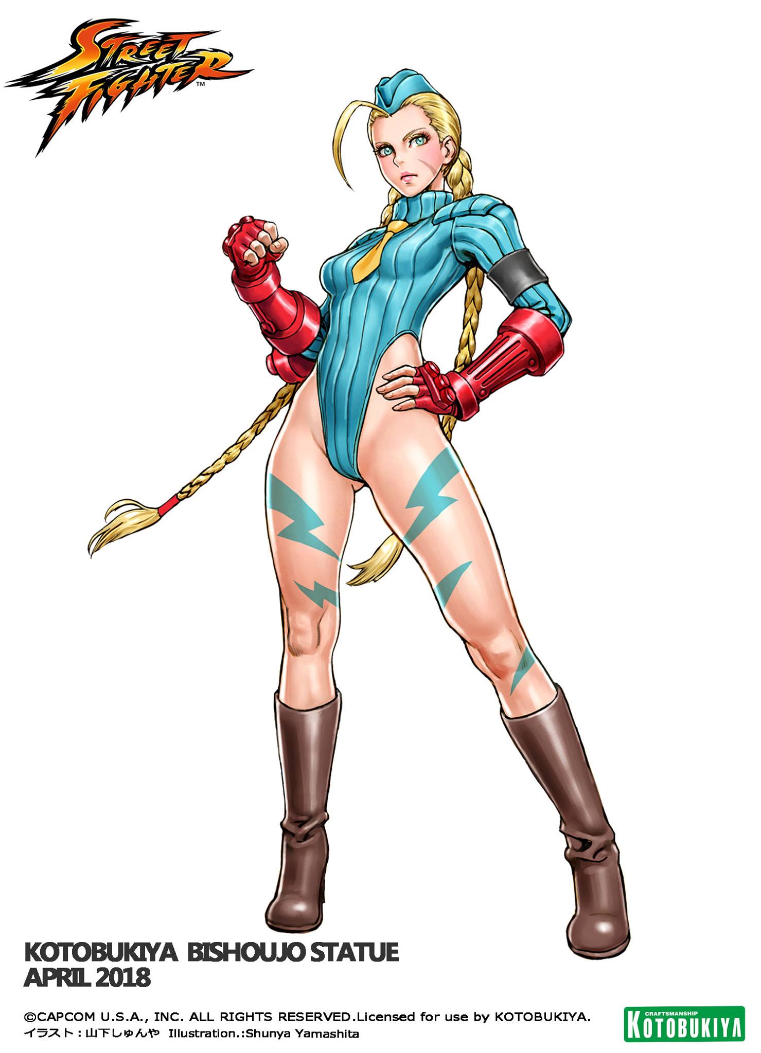 Kotobukiya Announces New Street Fighter Cammy Bishoujo