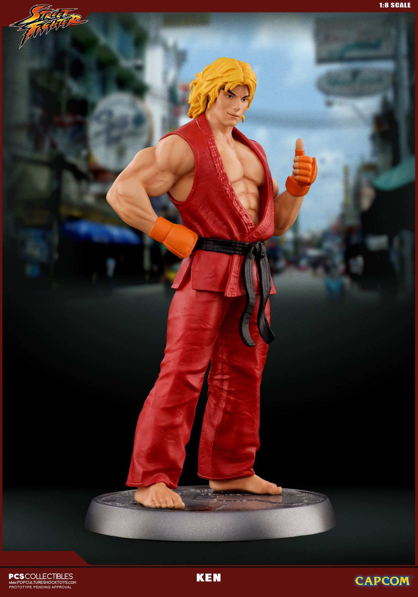 Street Fighter Ken 1/8 Scale Statue by PCS Toys - The Toyark - News