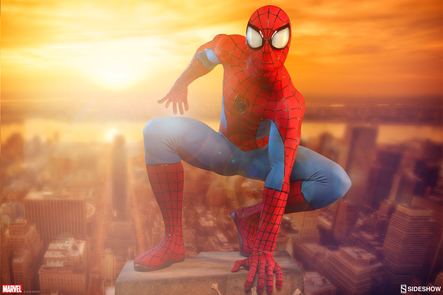アメコミ SPIDER-MAN LEGENDARY SCALE BUST Marvel Spider-Man Legendary Scale Statue LE 10/275 (Sideshow