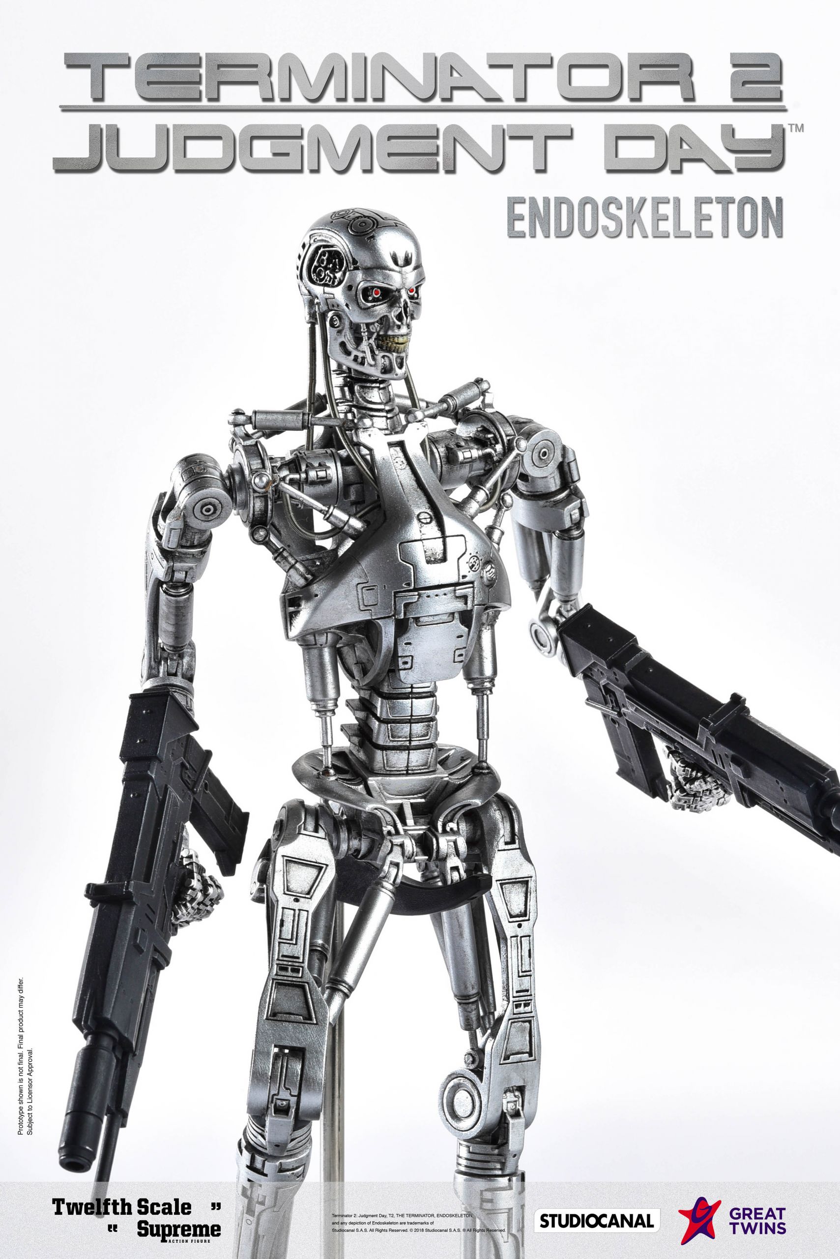 New Photos of the T2 – T-800 Endoskeleton Twelfth Scale
