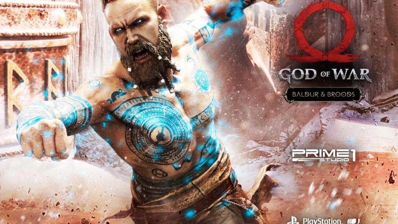 God of War Baldur Statue 011