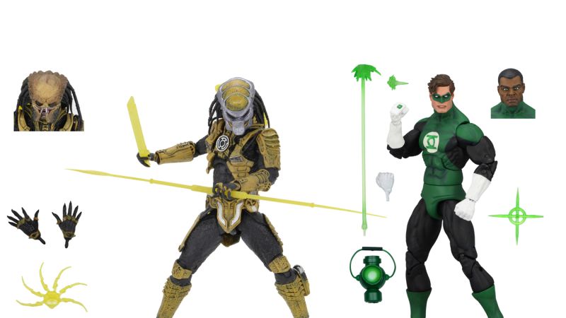 NYCC Green Lantern vs Predator 2 Pack 001