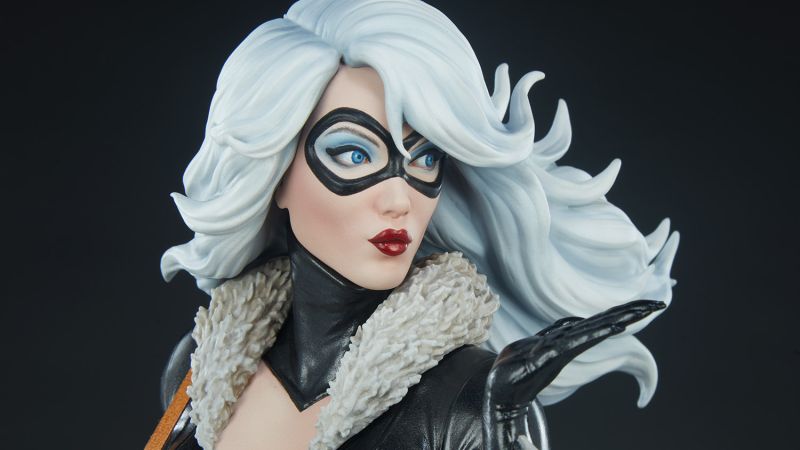 Sideshow Black Cat Statue 012