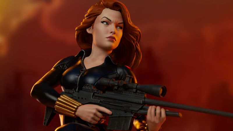 Sideshow Black Widow Statue 002