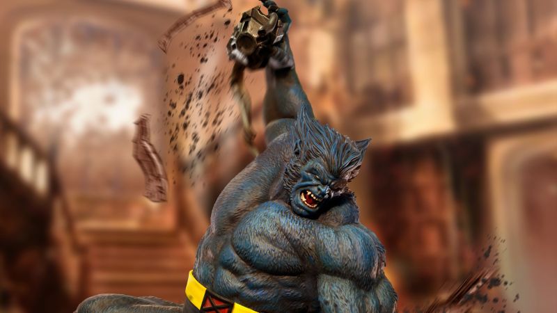 Iron Studios Beast Statue 004