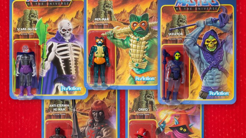 Super7 MOTU Clear ReAction Figures