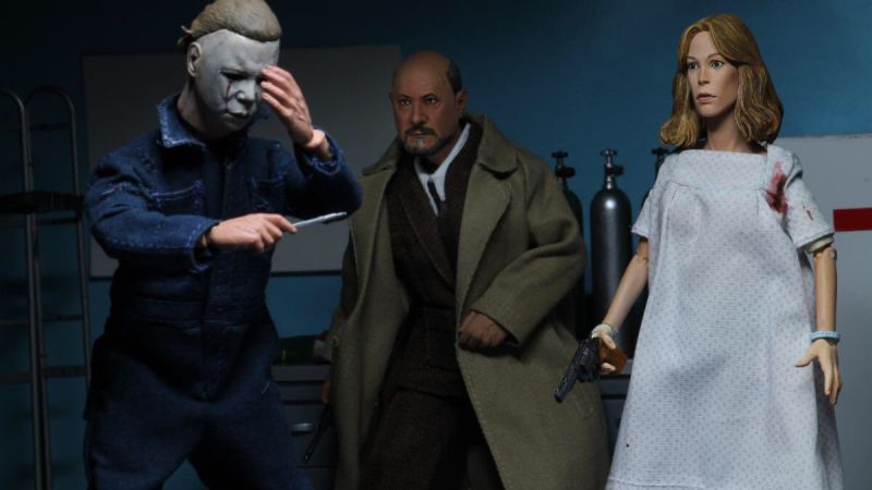 NECA Halloween 2 Dr. Loomis and Laurie Strode Set 002